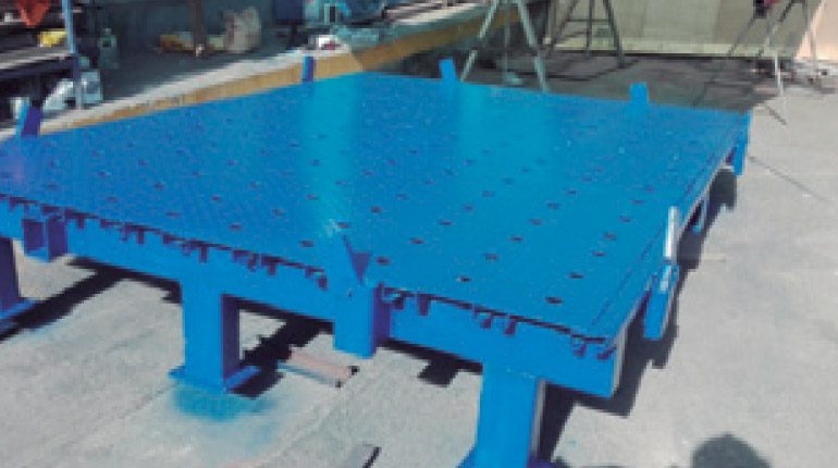 Fabricación de mesa de paletizado para almacenamiento y distribución pallets – Camaras de refrigerado Frio Aéreo