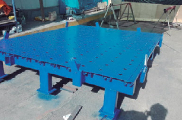 Fabricación de mesa de paletizado para almacenamiento y distribución pallets – Camaras de refrigerado Frio Aéreo